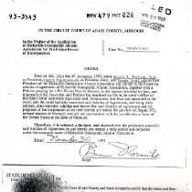 KOAA Pro Forma Decree