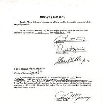 Photocopy of Certificate of Corporate Records for KOAA