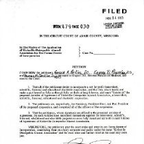 Photocopy of Certificate of Corporate Records for KOAA