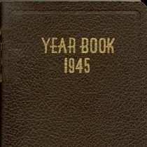 Brown journal Owned by Blanche Still Laughlin