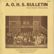 American Osteopathic Historical Society Bulletin