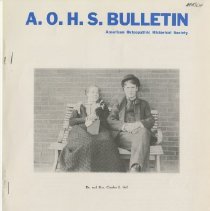 American Osteopathic Historical Society Bulletin