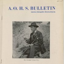 American Osteopathic Historical Society Bulletin
