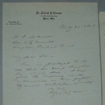 Letter from Alfred B. Carson to H.G. Swanson