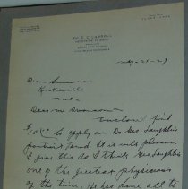 Letter from C.C. Carroll to H.G. Swanson