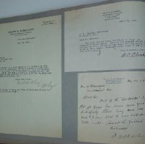 Page 42 of the Laughlin Portrait Committee Correspondence Scrapbook