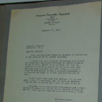 Letter from D.L. Clark to H.G. Swanson