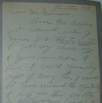 Letter from E.J. Clark to H.G. Swanson