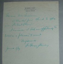 Letter from George J. Conley to H.G. Swanson