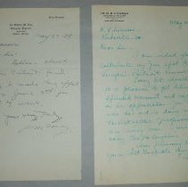 Page 51 of the Laughlin Portrait Committee Correspondence Scrapbook