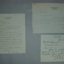 Page 55 of the Laughlin Portrait Committee Correspondence Scrapbook