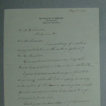 Letter from Eliza M. Culbertson to H.G. Swanson