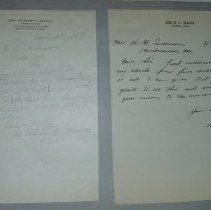 Page 57 of the Laughlin Portrait Committee Correspondence Scrapbook