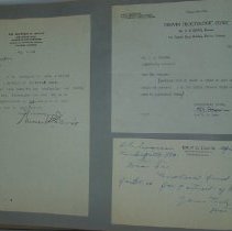 Page 58 of the Laughlin Portrait Committee Correspondence Scrapbook