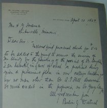 Letter from Pauline J. Dietrich to H.G. Swanson