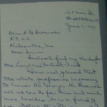 Letter from R. Kenneth Dunn to H.G. Swanson