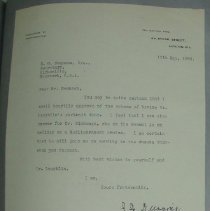 Letter from J.J. Dunning to H.G. Swanson