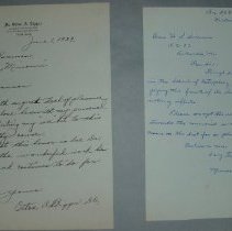 Page 23 of the Laughlin Portrait Committee Correspondence Scrapbook