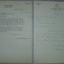 Page 25 of the Laughlin Portrait Committee Correspondence Scrapbook