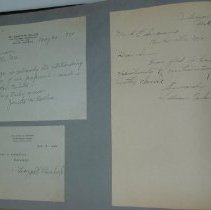 Page 26 of the Laughlin Portrait Committee Correspondence Scrapbook