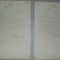 Page 27 of the Laughlin Portrait Committee Correspondence Scrapbook