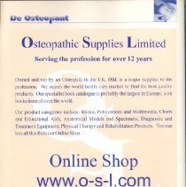 De Osteopaat Magazine Kwartaaluitgave van de Nederlandse Vereniging voor Os