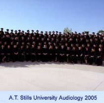 ATSU Mesa campus Audiology graduates group photo 2005