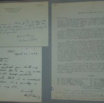 Page 72 of the Laughlin Portrait Committee Correspondence Scrapbook