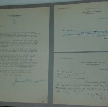 Page 76 of the Laughlin Portrait Committee Correspondence Scrapbook