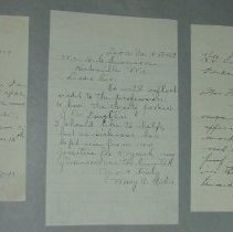 Page 83 of the Laughlin Portrait Committee Correspondence Scrapbook