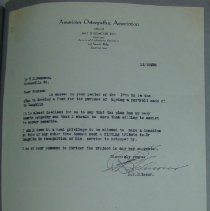 Letter from Ray B. Gilmour to H.G. Swanson