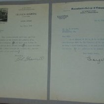 Page 86 of the Laughlin Portrait Committee Correspondence Scrapbook