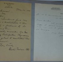 Page 89 of the Laughlin Portrait Committee Correspondence Scrapbook