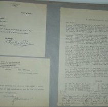 Page 91 of the Laughlin Portrait Committee Correspondence Scrapbook