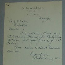 Letter from Beth Haberer to Carl E. Magee