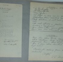 Page 93 of the Laughlin Portrait Committee Correspondence Scrapbook