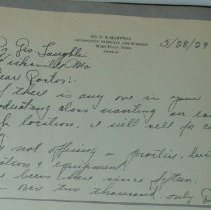 Letter from G.E. Hampton to George Laughlin
