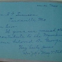 Letter from J.H. and May V. Kidwell to H.G. Swanson