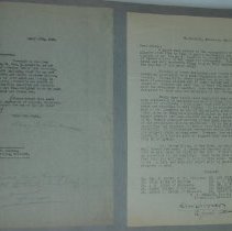 Page 117 of the Laughlin Portrait Committee Correspondence Scrapbook