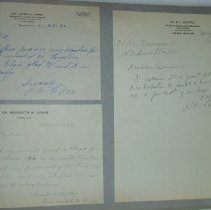 Page 119 of the Laughlin Portrait Committee Correspondence Scrapbook