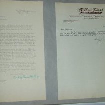 Page 129 of the Laughlin Portrait Committee Correspondence Scrapbook