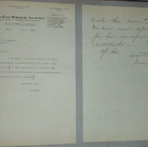 Page 135 of the Laughlin Portrait Committee Committee Scrapbook