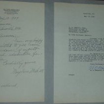 Page 137 of the Laughlin Portrait Committee Correspondence Scrapbook