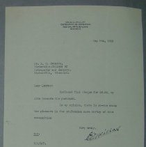 Letter from E.O. Millay to H.G. Swanson