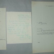 Page 139 of the Laughlin Portrait Committee Correspondence Scrapbook