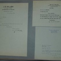 Page 140 of the Laughlin Portrait Committee Correspondence Scrapbook