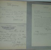 Page 141 of the Laughlin Portrait Committee Correspondence Scrapbook