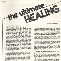 The Ultimate Healing