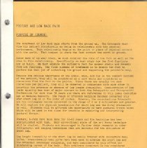 The Low Back from the Ground Up