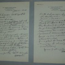 Page 144 of the Laughlin Portrait Committee Correspondence Scrapbook